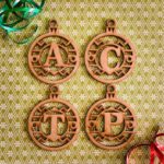 bola navidad iniciales lamarquesita